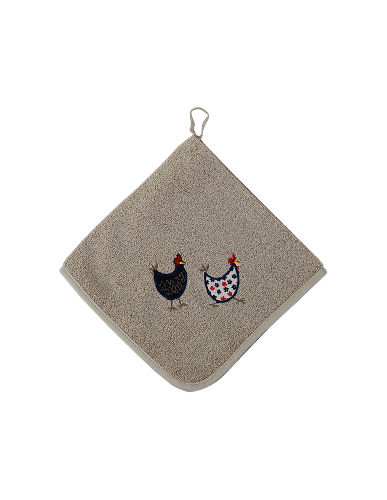 Lot de 3 Torchons Carrés Eponge...