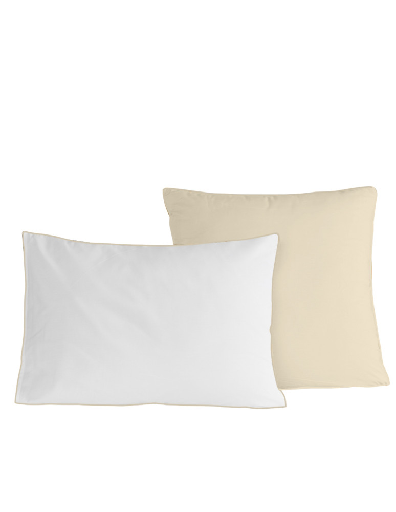 Lot 2 Taies Percale Unie Percale EASY...
