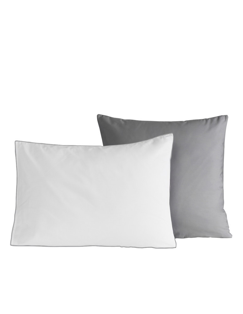 Lot 2 Taies Percale Unie Percale EASY...