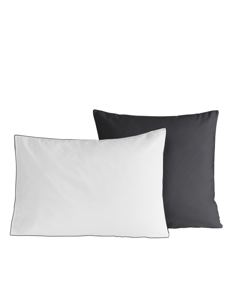 Lot 2 Taies Percale Unie Percale EASY...