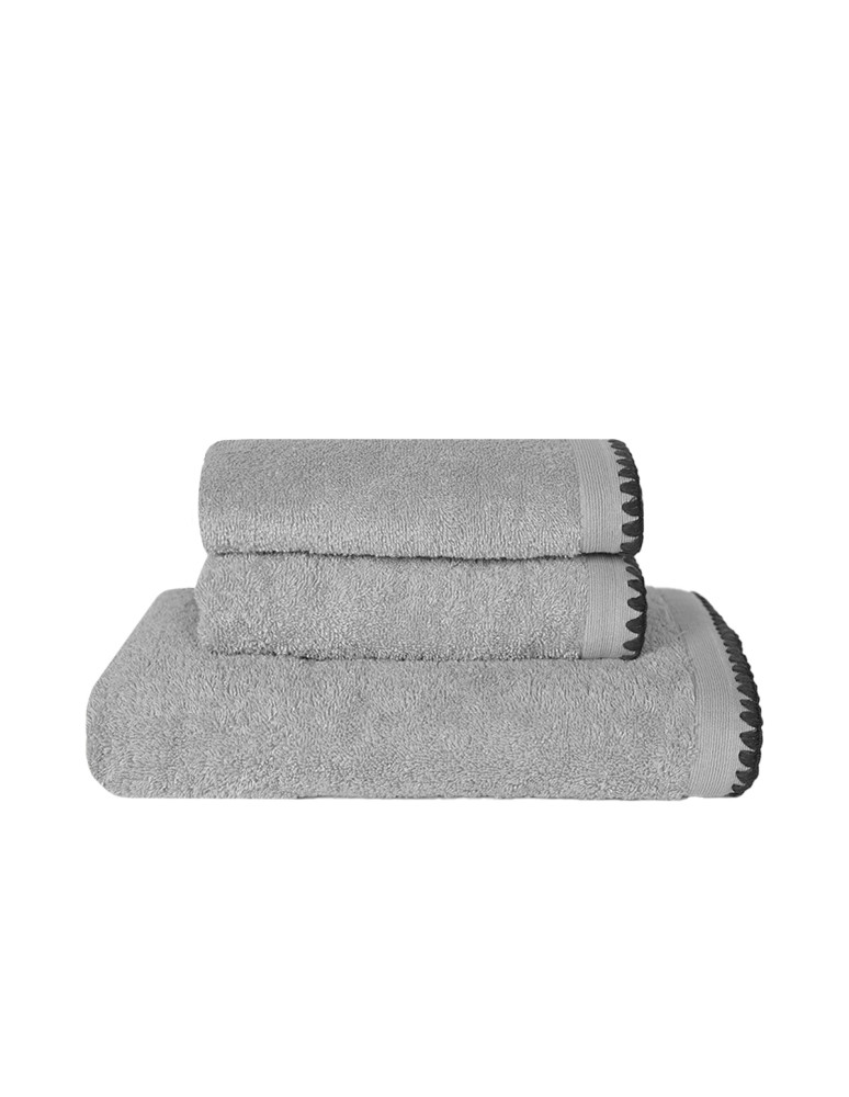 Lot de 2 serviettes de toilette point...