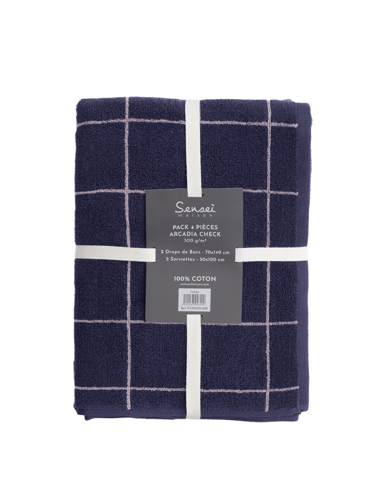 Drap de Douche jacquard 70x140cm 500...