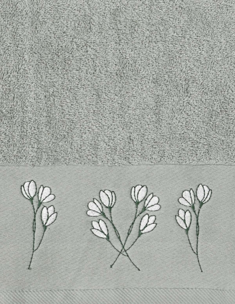 Serviette 50x100cm Brodée SPRING