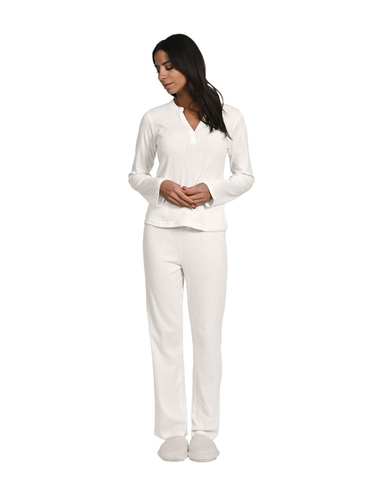 Pyjama maille pantalon 100% coton...