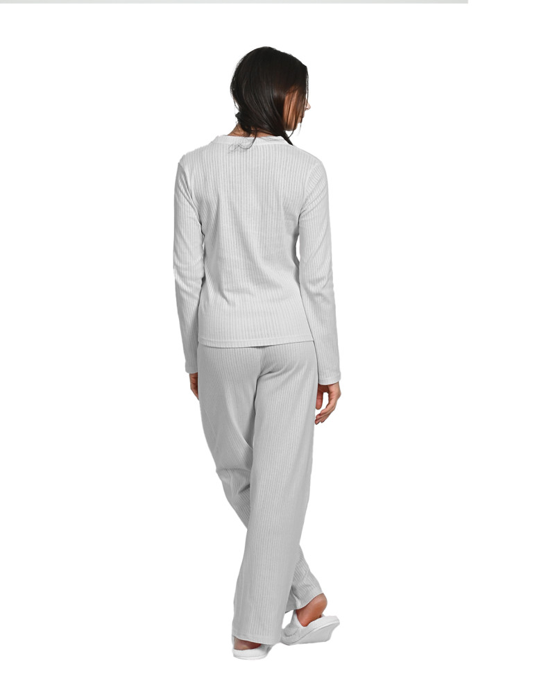 Pyjama maille pantalon 100% coton...