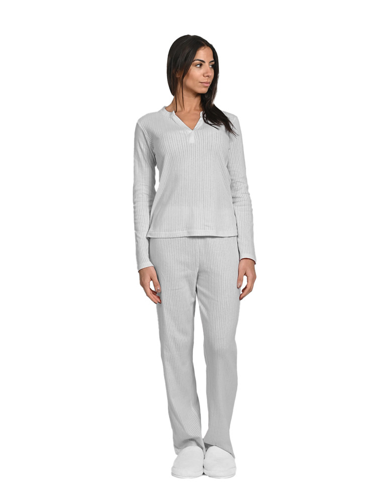 Pyjama maille pantalon 100% coton...