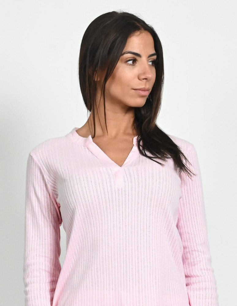 Pyjama maille pantalon 100% coton...