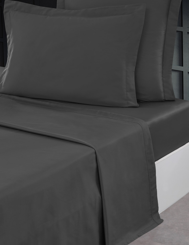 Drap Plat Satin de coton 120 fils UNI...