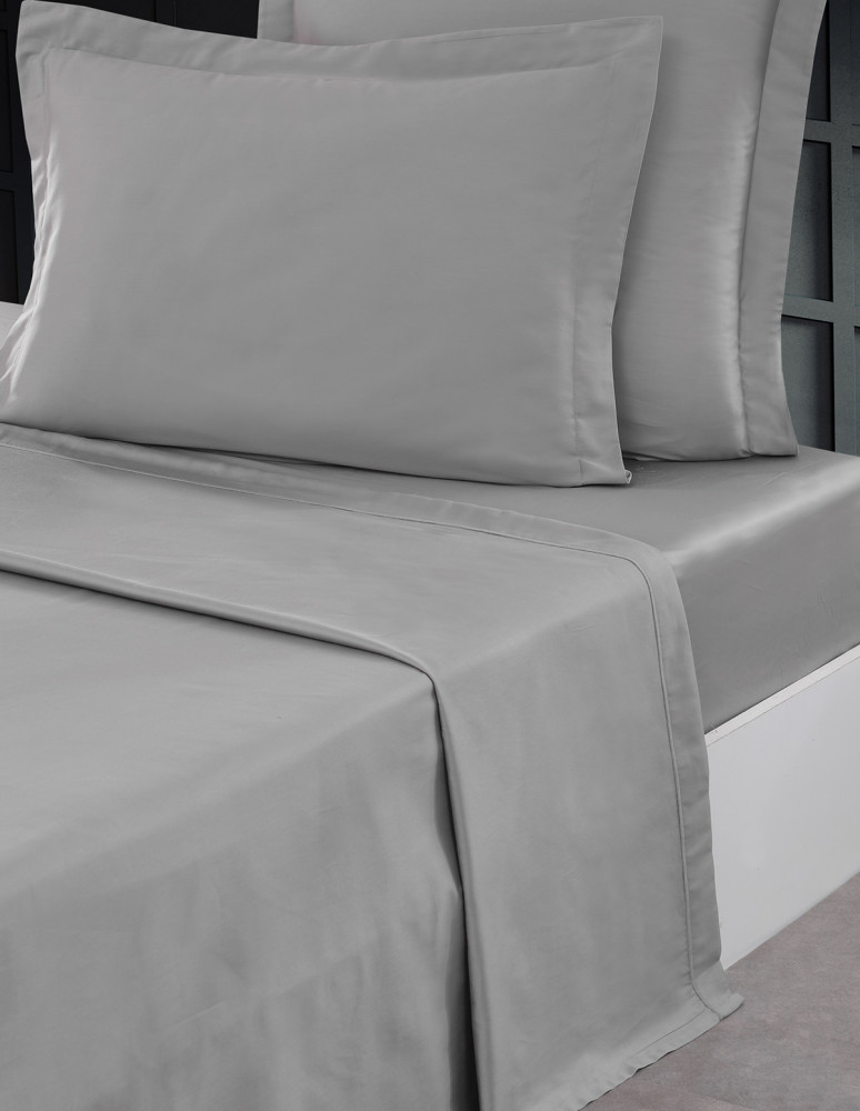 Drap Plat Satin de coton 120 fils UNI...