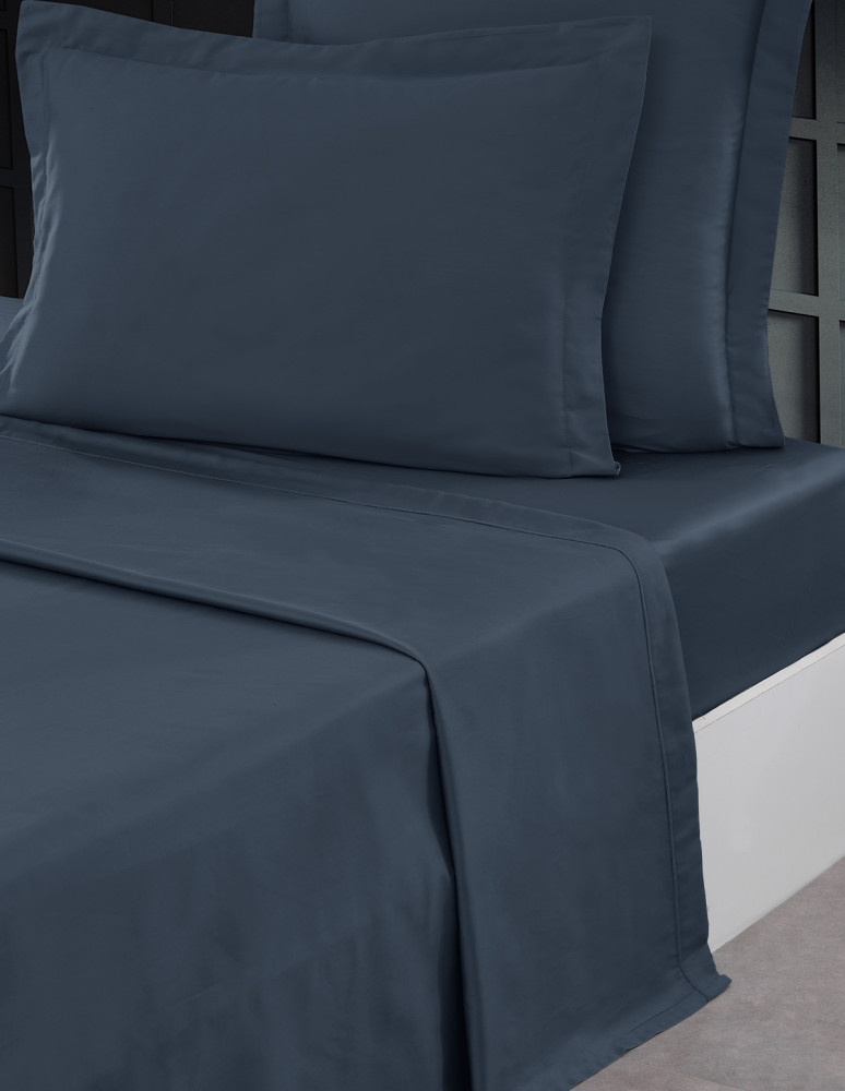 Drap Plat Satin de coton 120 fils UNI...