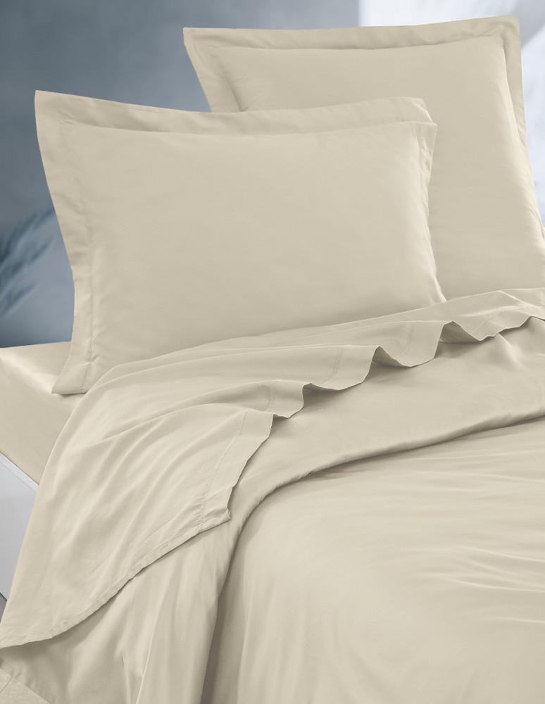 Drap Plat Satin de coton 120 fils UNI...