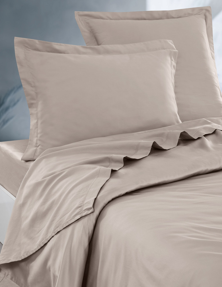 Drap Plat Satin de coton 120 fils UNI...