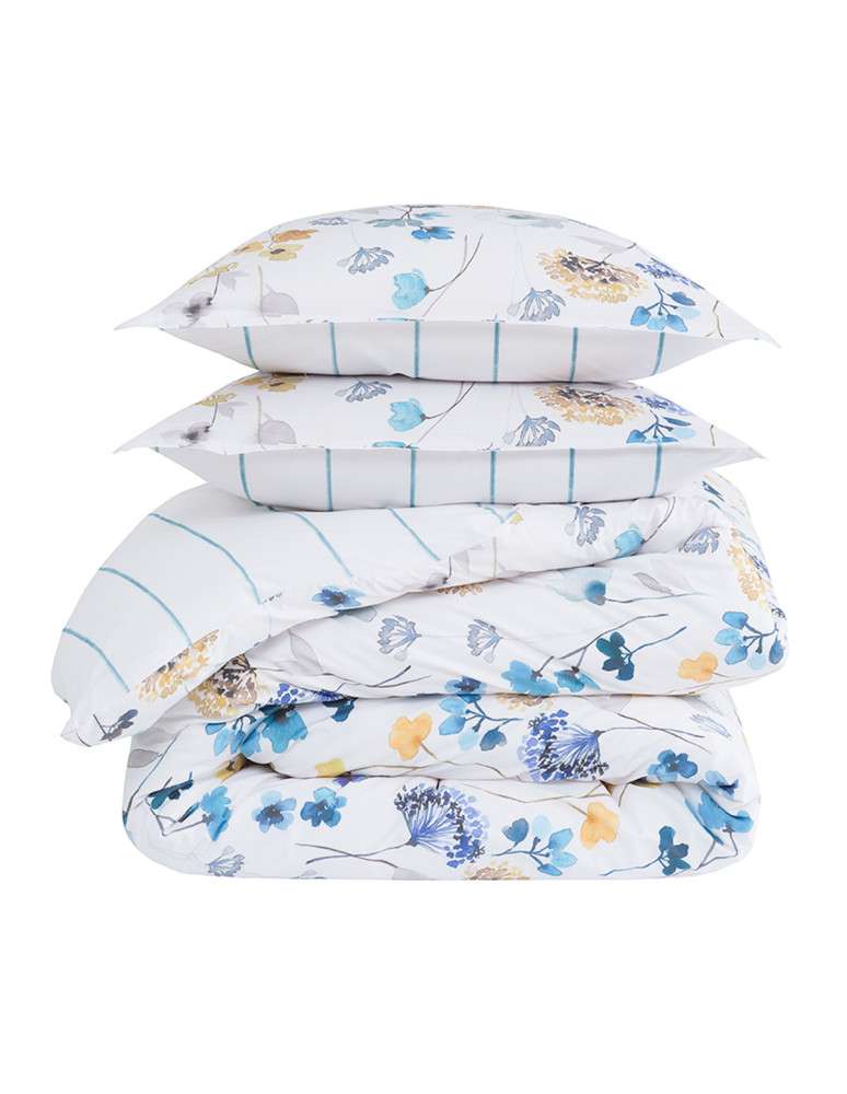 Lot de 2 taies d'oreillers percale...