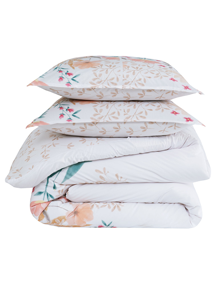 Lot de 2 taies d'oreillers percale...