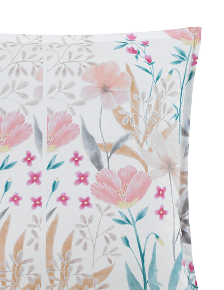 Lot de 2 taies d'oreillers percale...