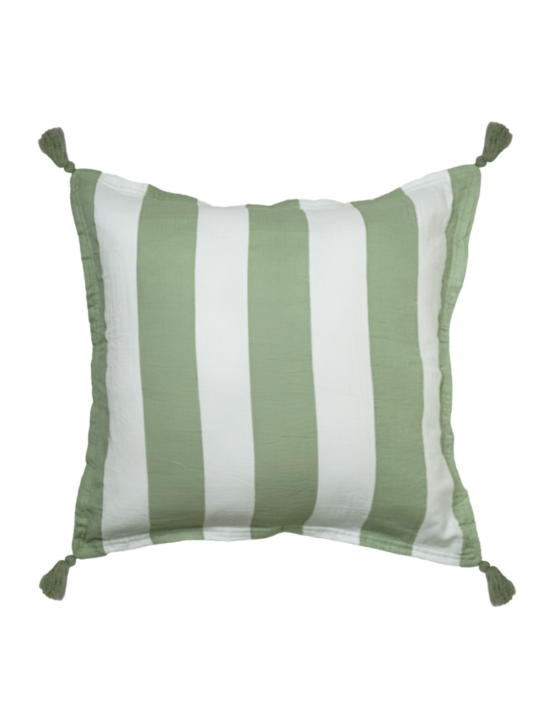 Lot de 2 housses de coussin gaze de...