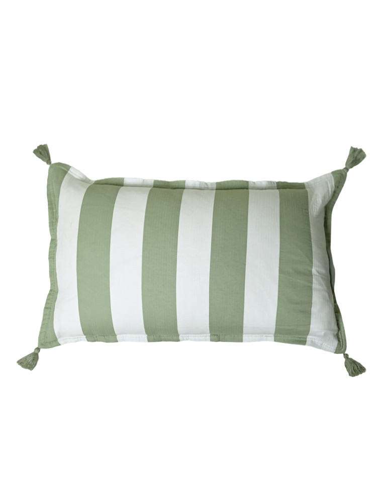 Lot de 2 housses de coussin gaze de...