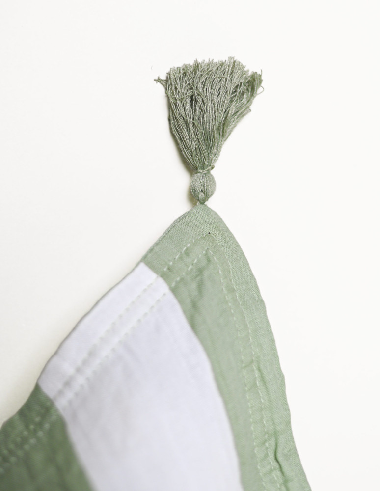 Lot de 2 housses de coussin gaze de...