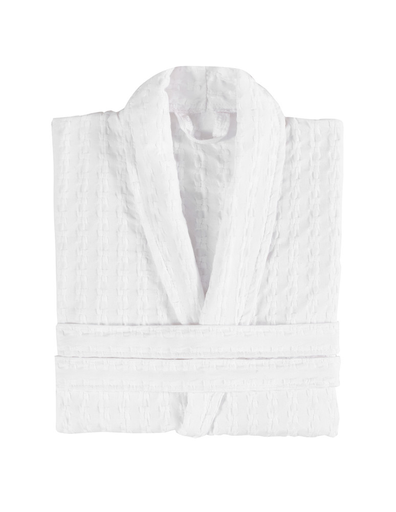 Peignoir nid d'abeille lavé WAFFLE KNOTE