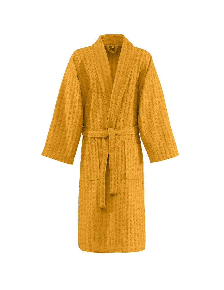 Peignoir nid d'abeille lavé WAFFLE KNOTE