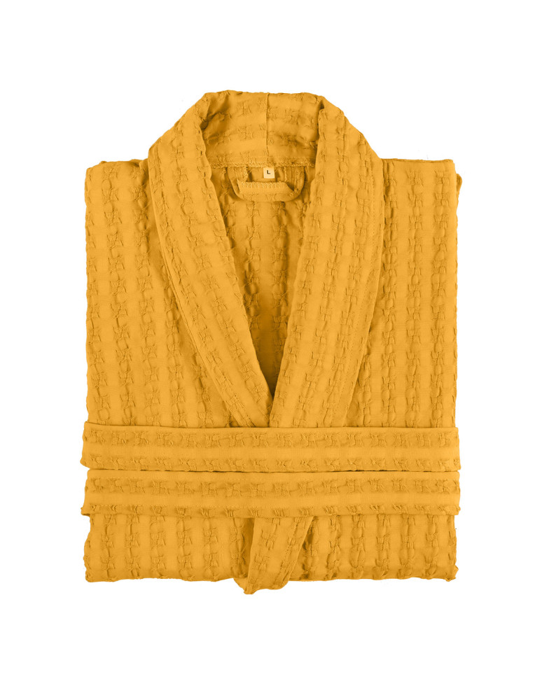 Peignoir nid d'abeille lavé WAFFLE KNOTE