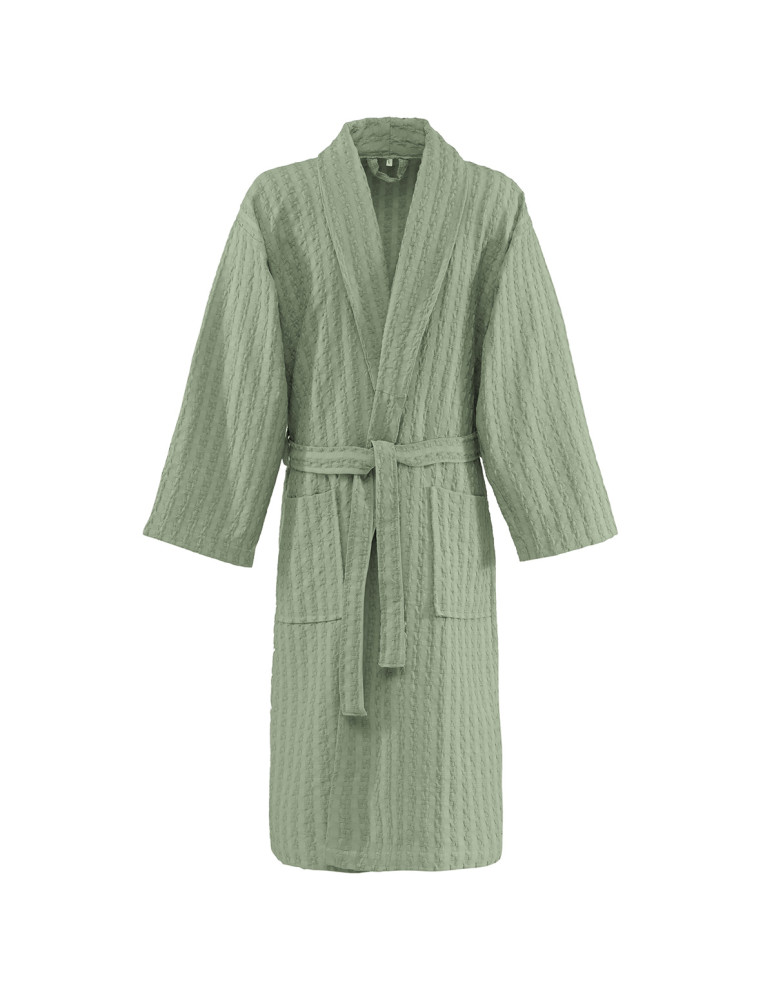 Peignoir nid d'abeille lavé WAFFLE KNOTE