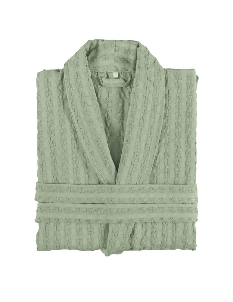 Peignoir nid d'abeille lavé WAFFLE KNOTE