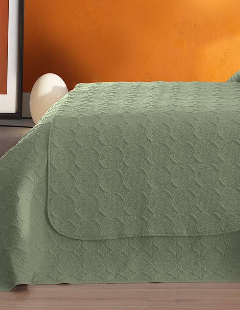 Chemin de lit  100% percale de coton...