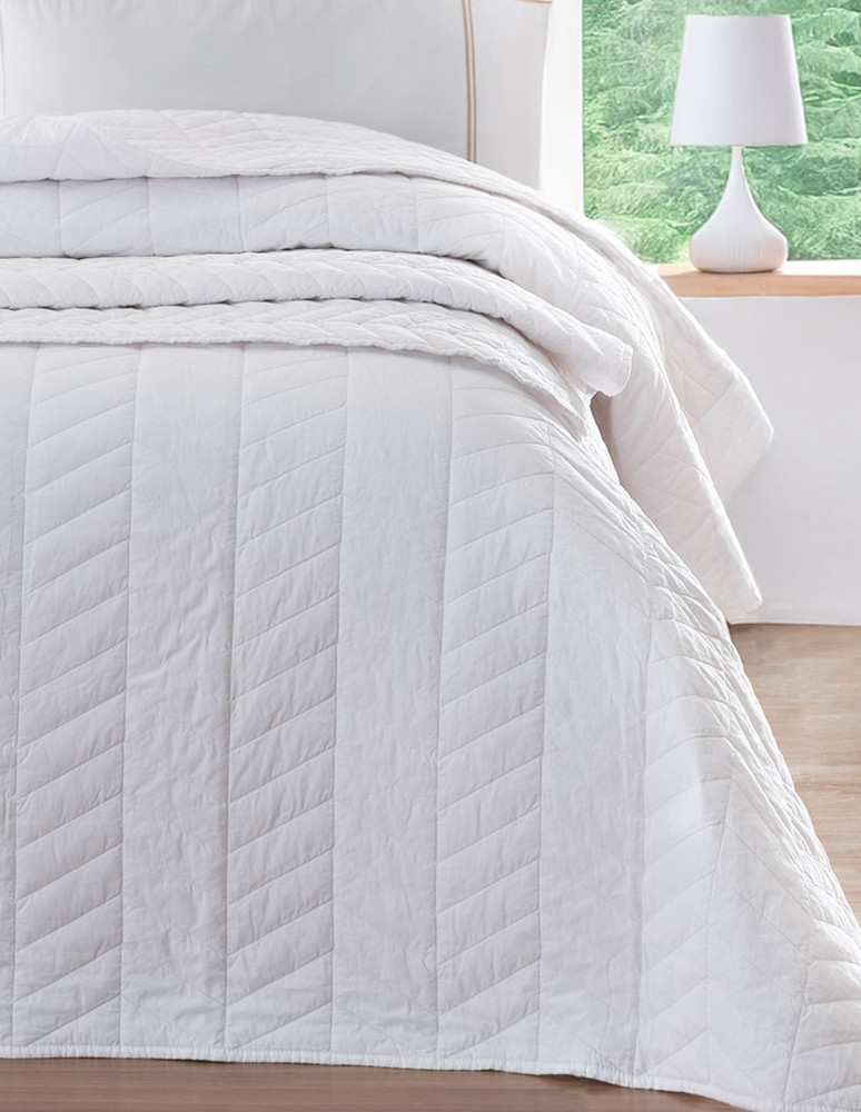 Couvre lit 100% percale de coton...