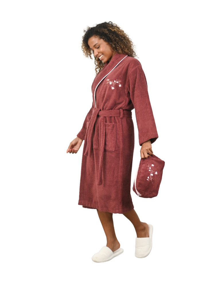 Trousse de toilette brodée ELISE