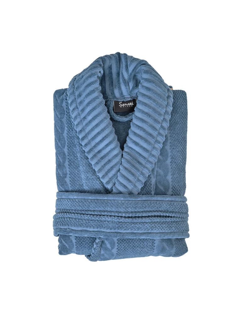 Peignoir col châle jacquard... 2
