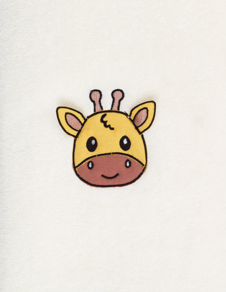 Peignoir enfant brodé QUINCY LA GIRAFE
