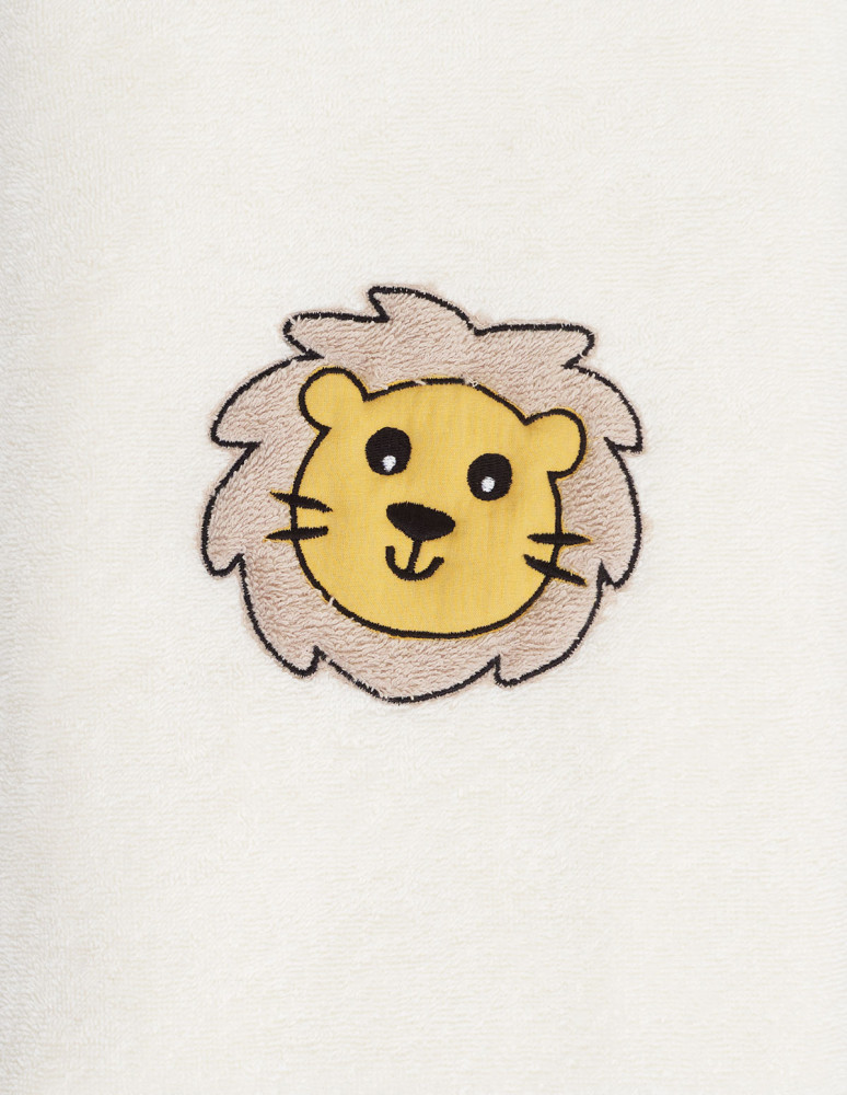 Peignoir enfant brodé THEO LE LION