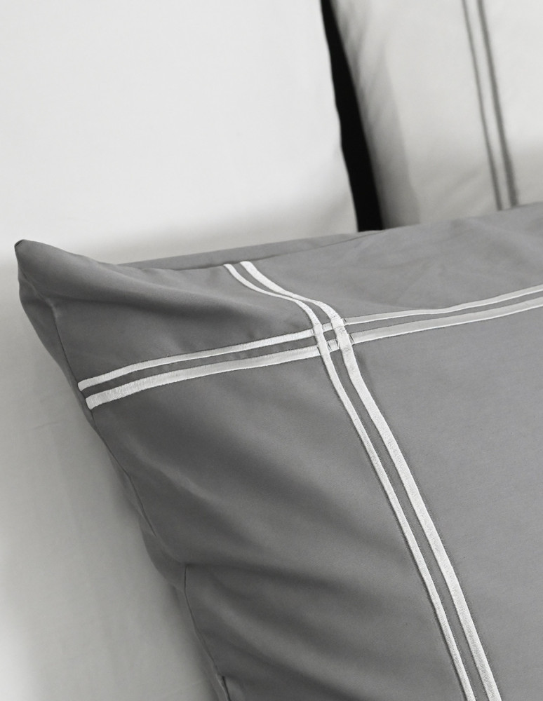 Lot de 2 taies d'oreiller satin 120...