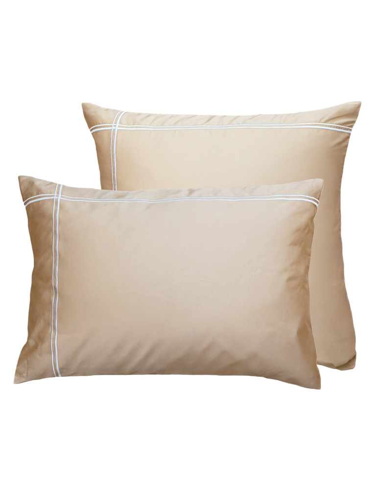 Lot de 2 taies d'oreiller satin 120...