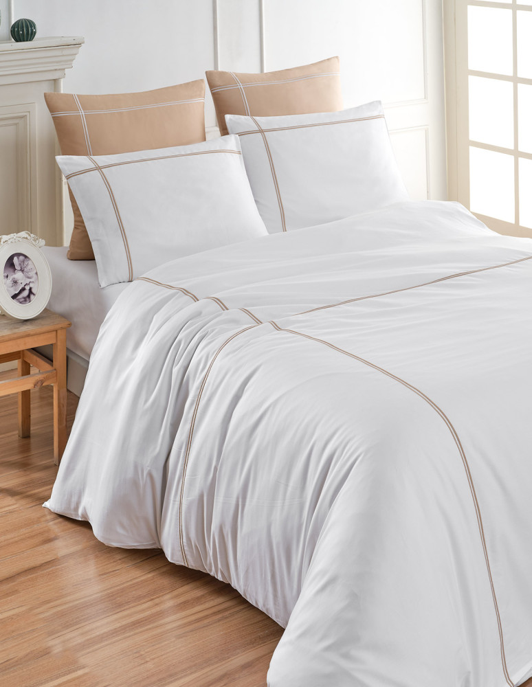 Housse de couette satin 120 fils...