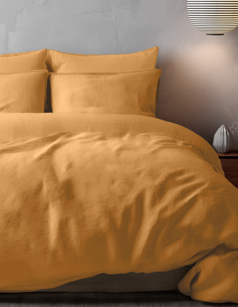 Housse de couette en percale lavée...