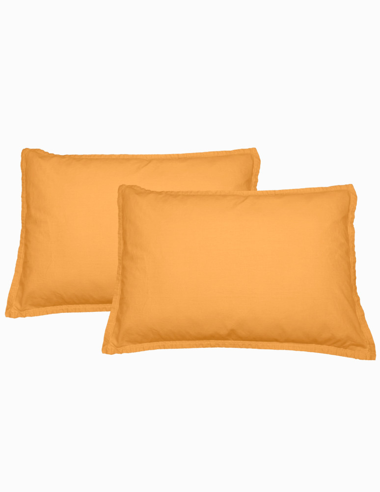 Lot de 2 taies d'oreiller en percale...