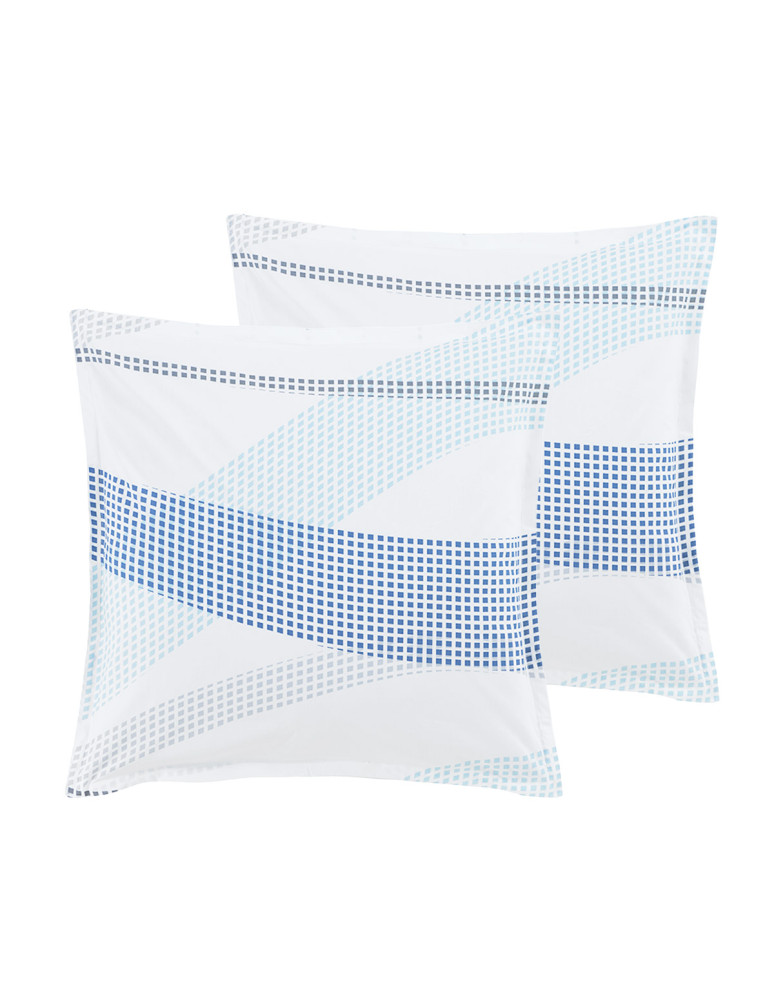 Lot de 2 taies d'oreillers percale...