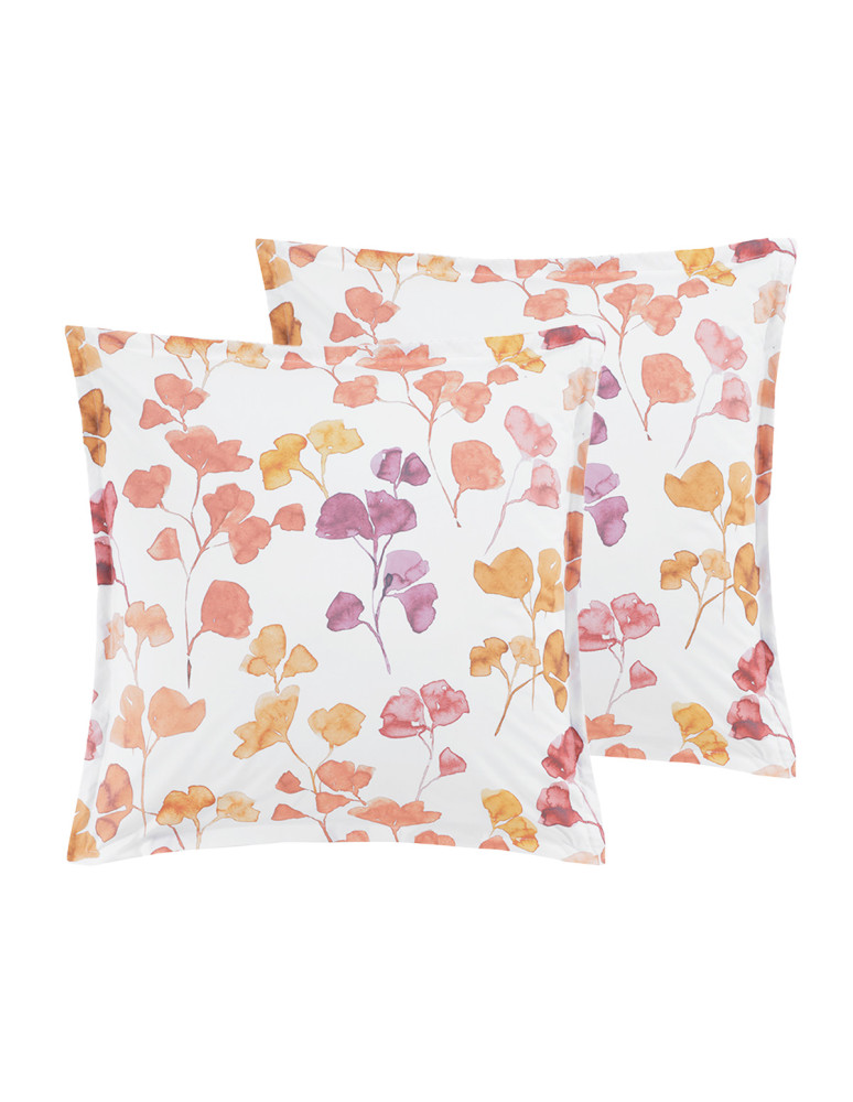 Lot de 2 taies d'oreillers percale EMMA