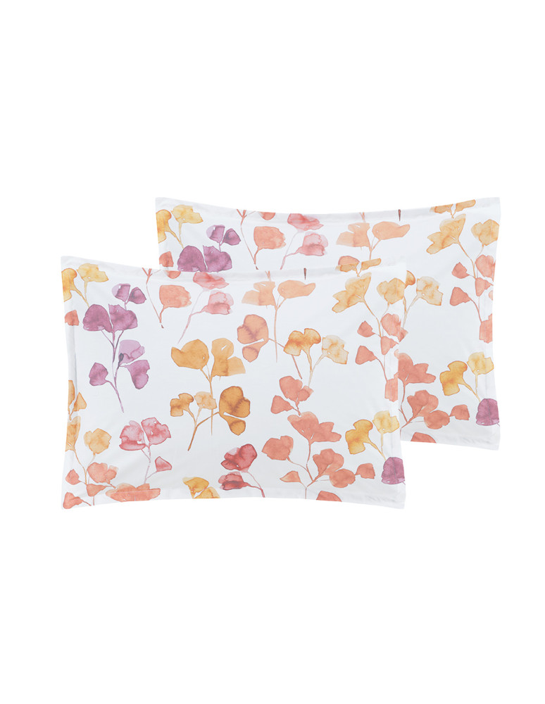 Lot de 2 taies d'oreillers percale EMMA