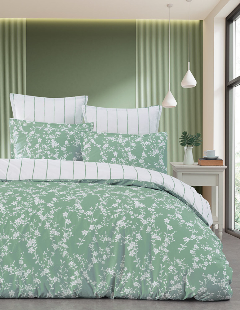 Lot de 2 taies d'oreillers percale MAYA