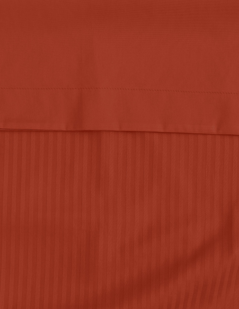 Housse de couette rayée réversible en...