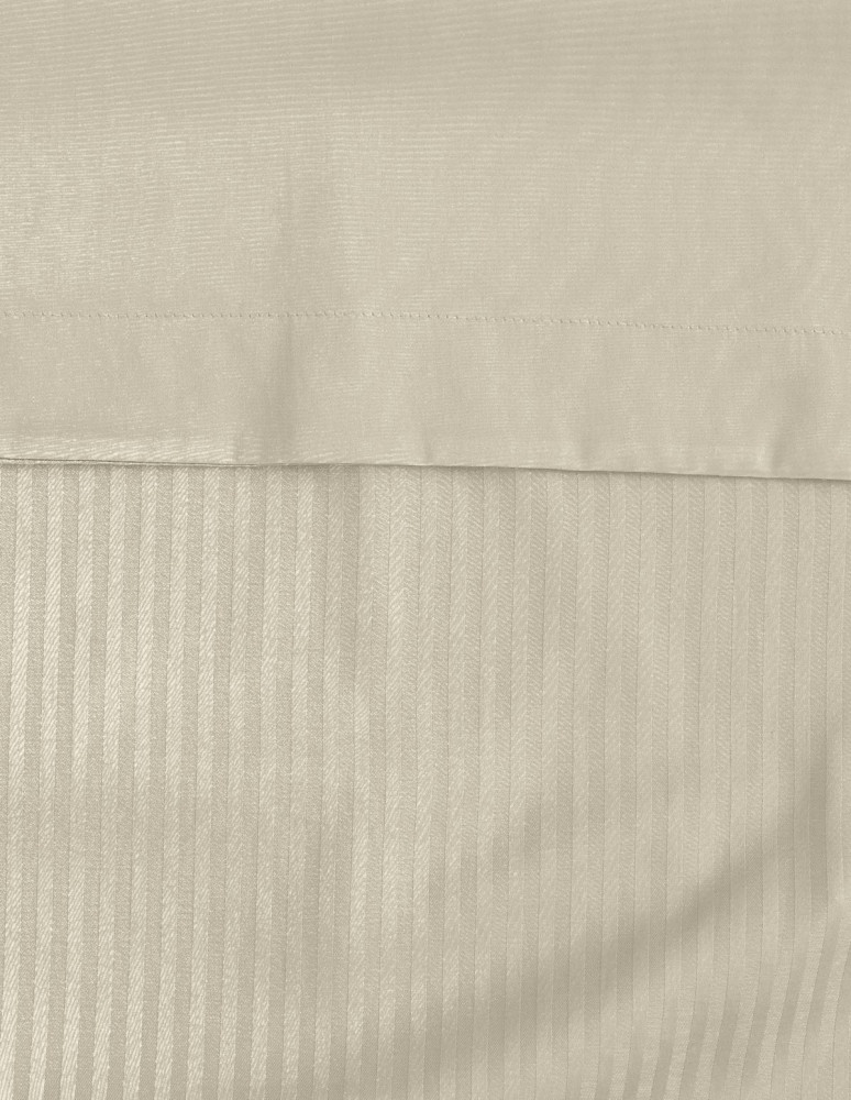 Housse de couette rayée réversible en...
