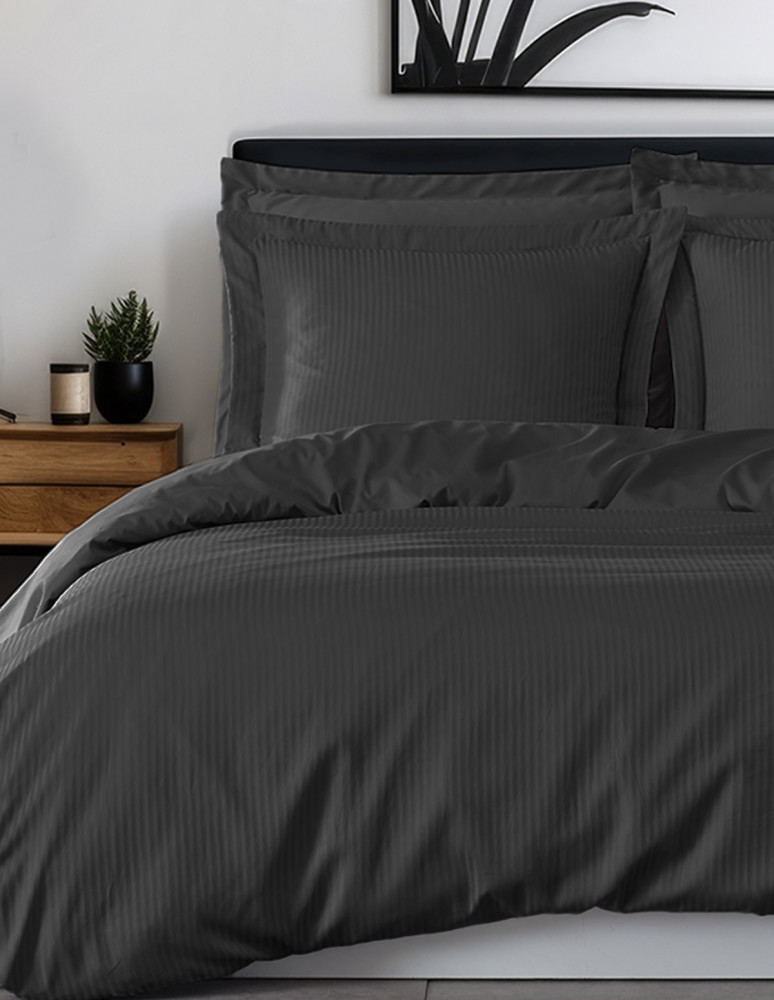 Drap housse uni en satin de coton 120...