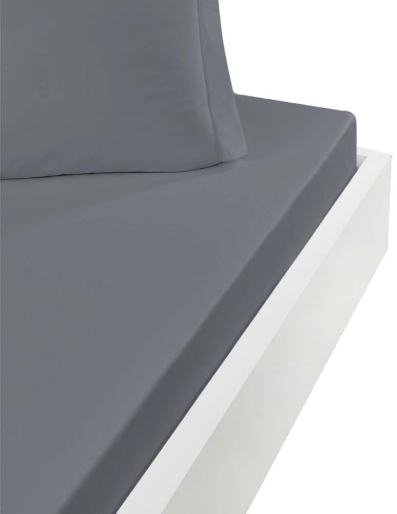 Drap housse en percale lavée HOME WASHED
