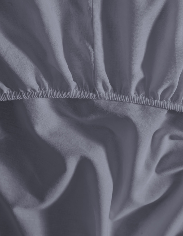 Drap housse en percale lavée HOME WASHED