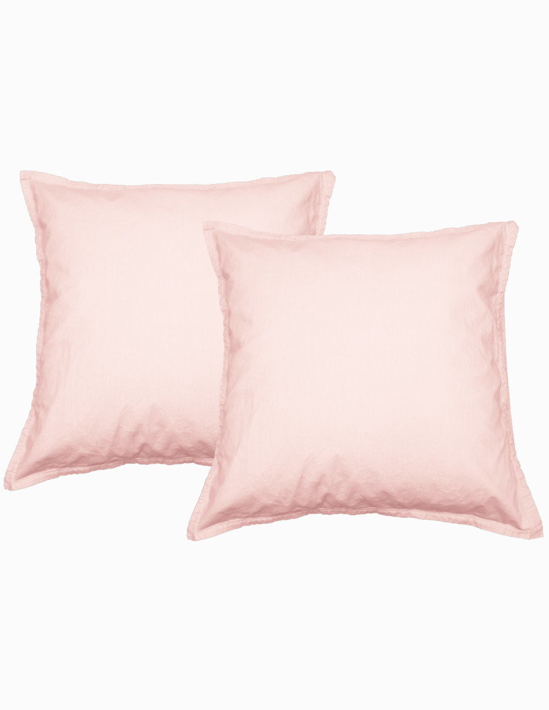 Lot de 2 taies d'oreiller en coton...