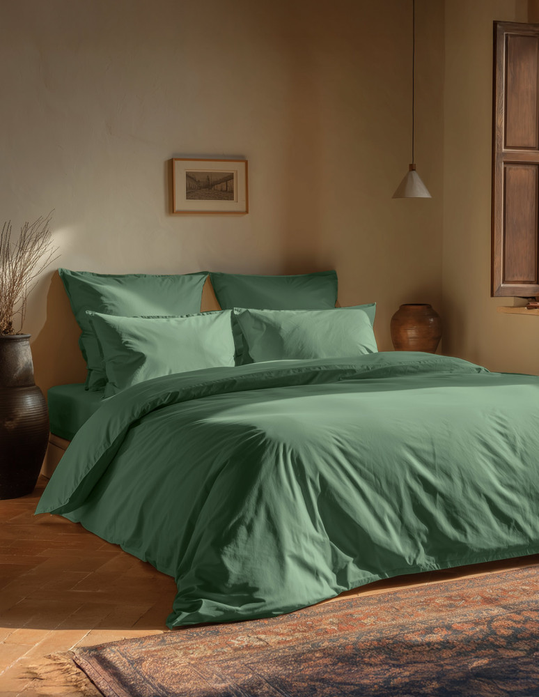 Housse de couette en coton lavé...