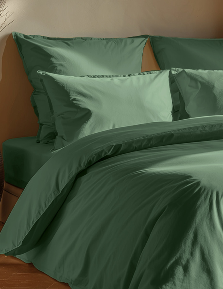 Housse de couette en coton lavé...